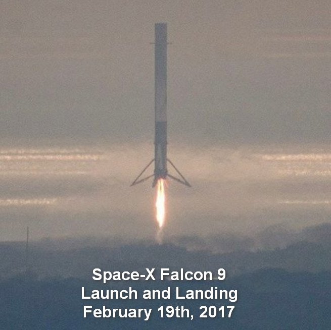 Space-X Falcon 9 Launch and Landing