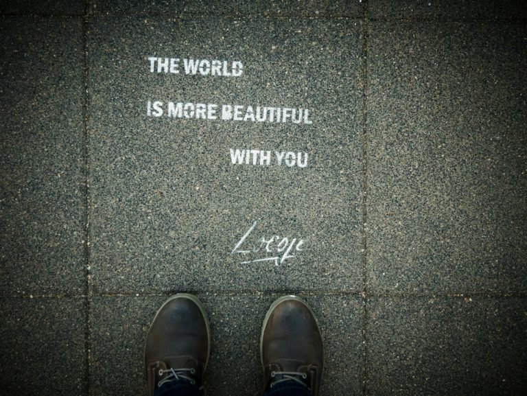 The world is more beautiful with you…