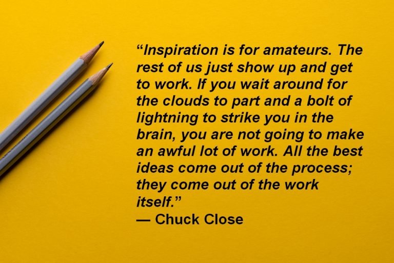 Chuck Close - work vs inspiration