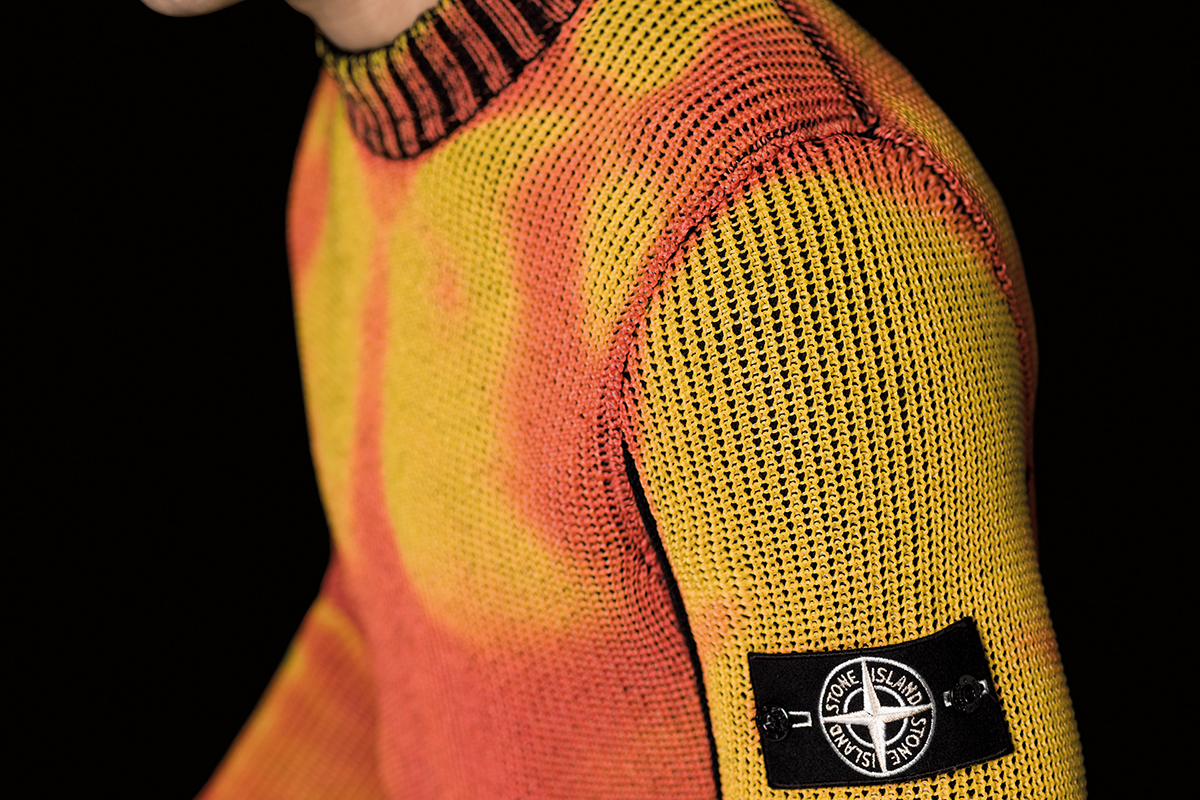 Stone Island Ice Knit sweaters will not just keep you warm but let you stay looking cool. (via Stone Island)