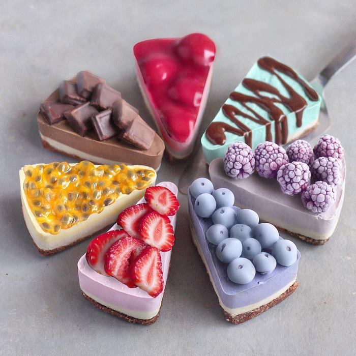 These vegan dessert photos will make you think as if they have been photoshopped. (via Instagram/naturally.jo)