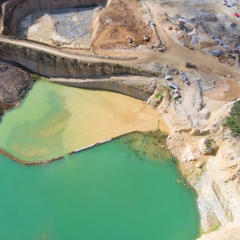 Mining pollution left for future generations!