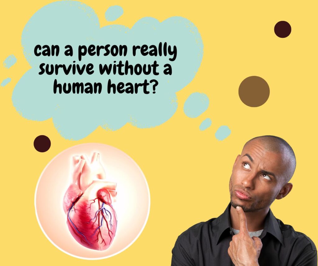 Can a man really survive without a human heart?