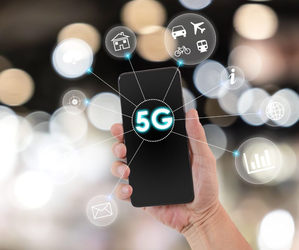 5G technology enables fast internet, IoT potential, and safe autonomous vehicles.