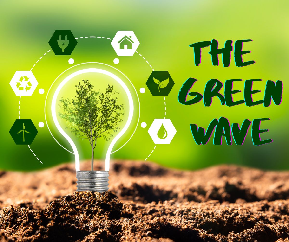 Growing global awareness of climate change drives the Green Wave.