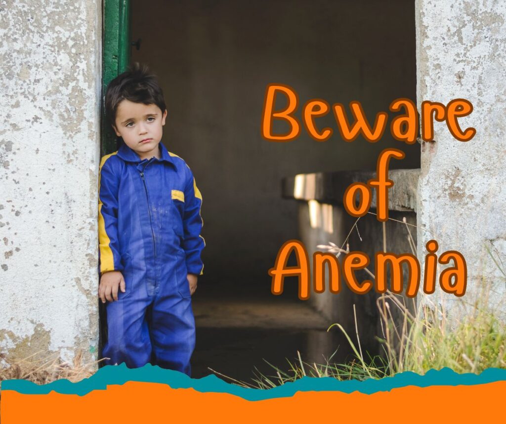 Anemia often causes fatigue and paleness in kids due to a lack of healthy red blood cells to transport oxygen.